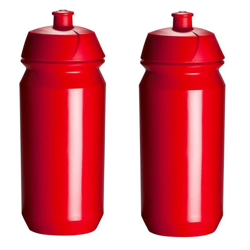 Bouteille d'eau - 2x 500ml - Shiva - Rouge - Boite à boisson