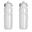 Trinkflasche - 2x 750ml - Shiva - Transparent - Trinkflasche