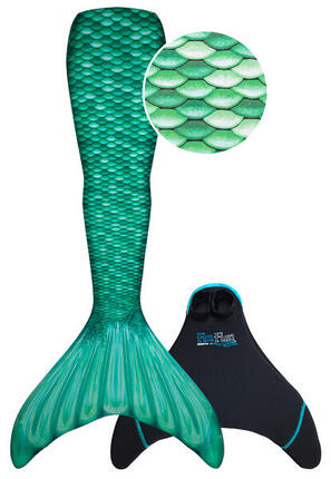 Meerjungfrauenflosse Mermaidens Original Celtic Green für Erwachsene