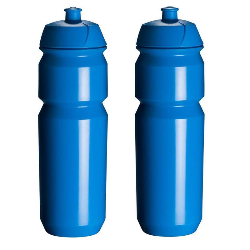 2 x Bouteilles d'eau - 750 ml - Bleu Boite à boisson