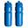 Bouteille d'eau - 2x 750ml - Shiva - Bleu - Boite à boisson