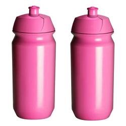 2 x Bidon - 500 ml - Rose clair Bouteille de boisson