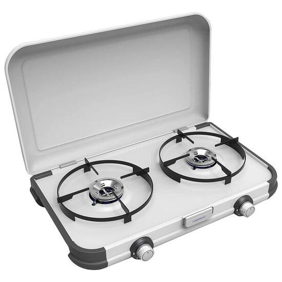 CAMPINGAZ Camping Kitchen 2 PZ – Gaskocher 2-flammig mit Schlauch & Regler