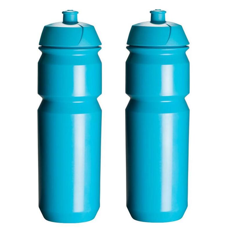 2 x Bidons - 750 ml - Lichtblauw Drinkbus