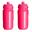 Trinkflasche - 2x 500ml - Shiva - Flashy Pink - Trinkflasche