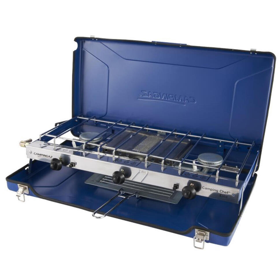 Chef Folding Double Burner Stove Portable Cooker & Grill CAMPINGAZ