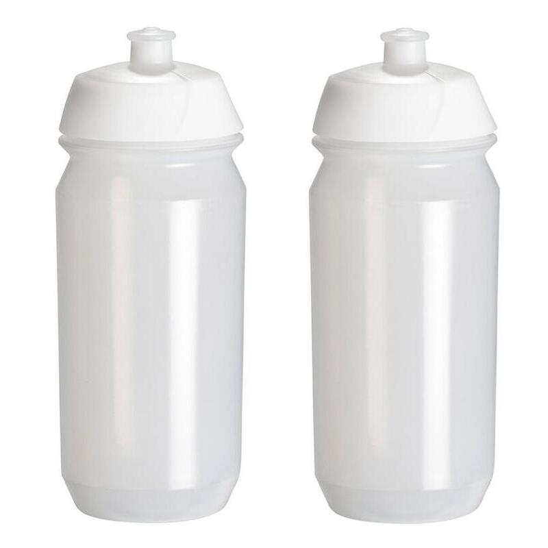 2 x Bidons - 500 ml - Transparant Drankfles