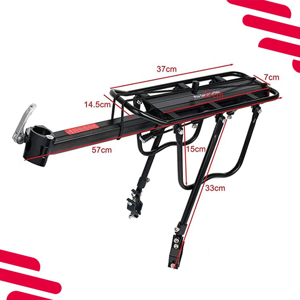 Portebagages Extension VTT Portebagages arrière PRO SPORT LIGHTS