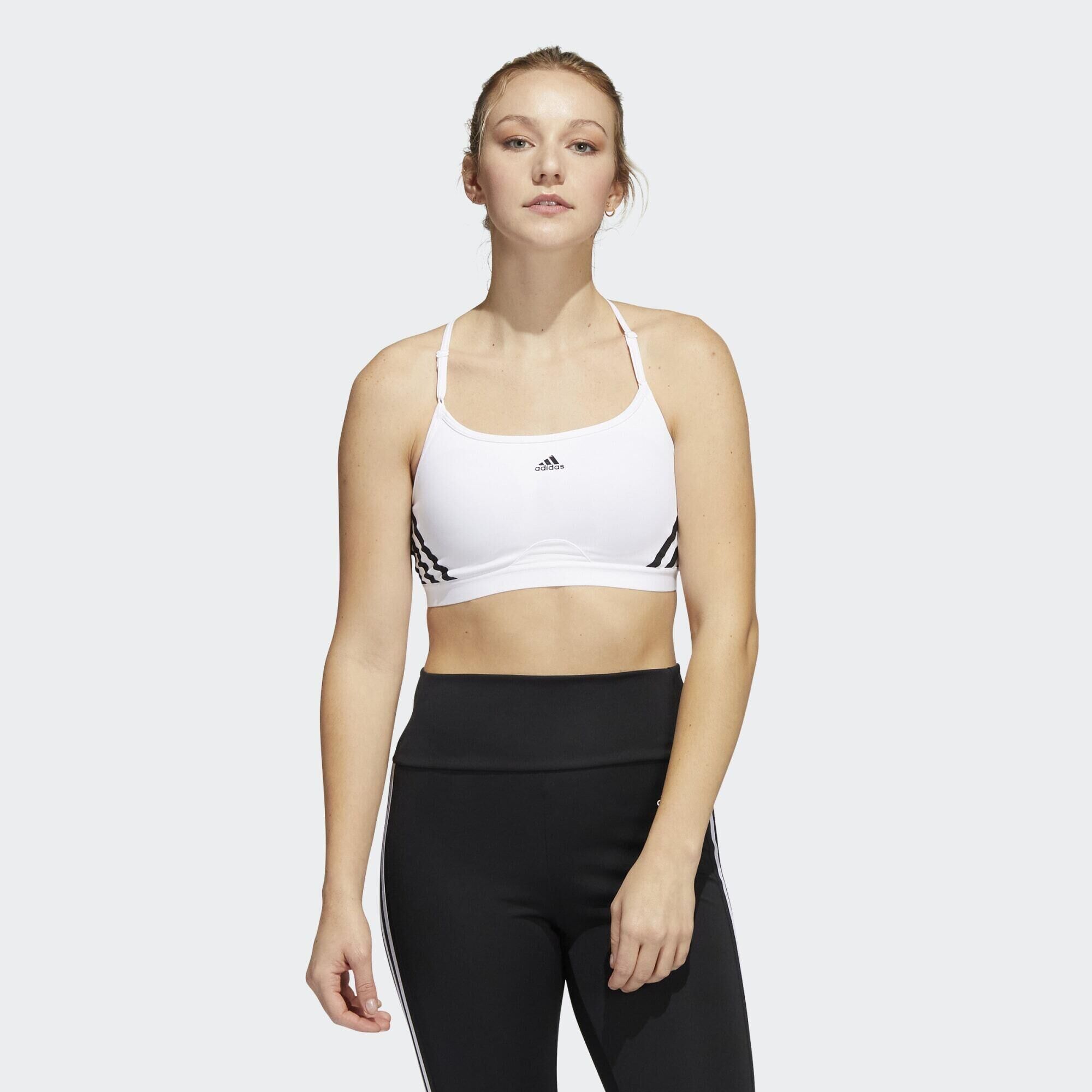 ADIDAS adidas Aeroreact Training Light-Support 3-Stripes Bra