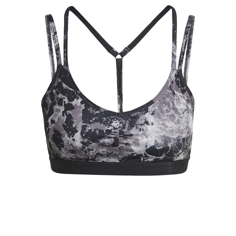 Brassière imprimé intégral Yoga Essentials Studio Maintien léger