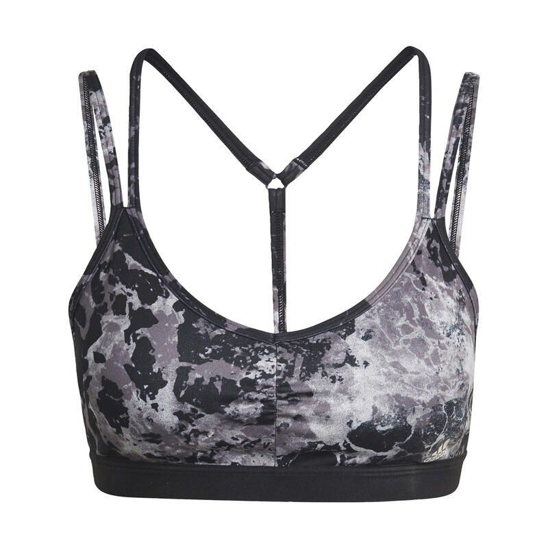 Bustiera femei adidas Adidas Wms Sport-bh Yo Ess Ls, Gri