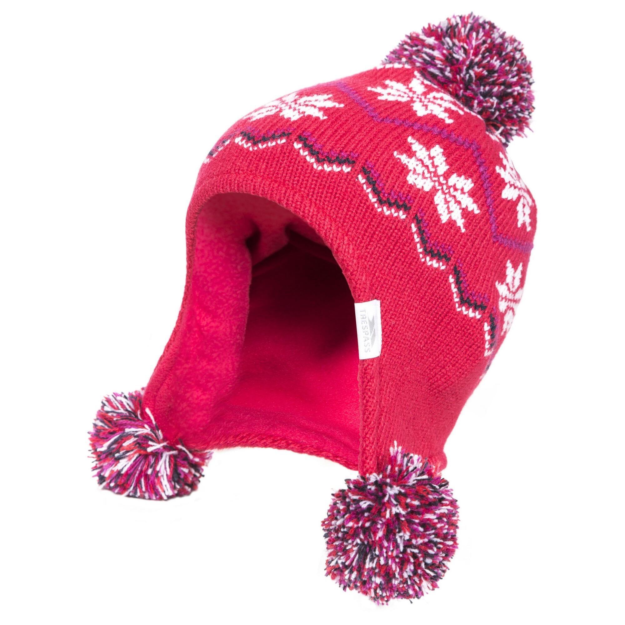 Twizzle Bonnet Peruvien Bebe Mixte Framboise Trespass Decathlon