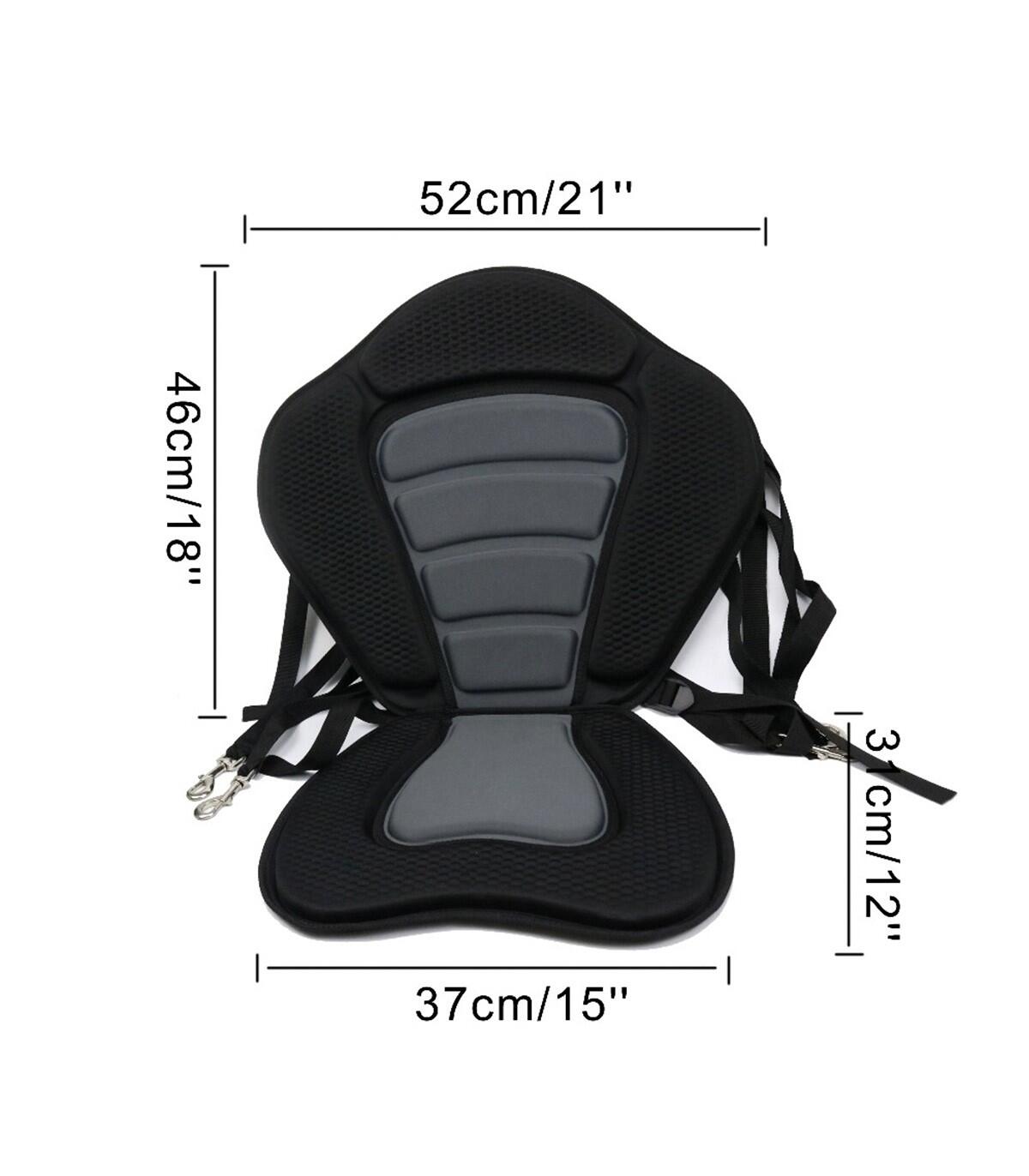 Pack 10 Asientos Kayak goma EVA, Negro/Gris 2/4