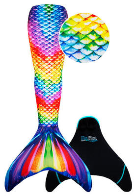 Meerjungfrauenflosse Mermaidens Original Rainbow Reef für Erwachsene