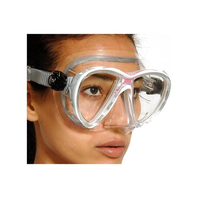 Máscara de mergulho e snorkel Cressi Eyes Evo Crystal preto