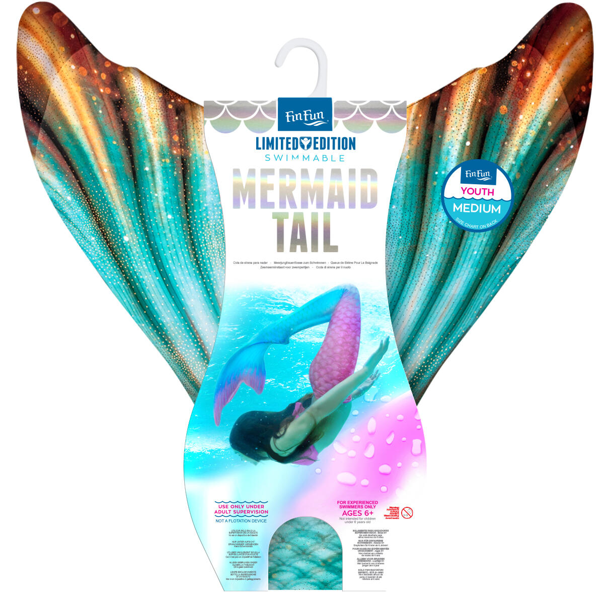 Nageoire de sirène Fin Fun « Limited Edition » BRONZED EMERALD 7/8