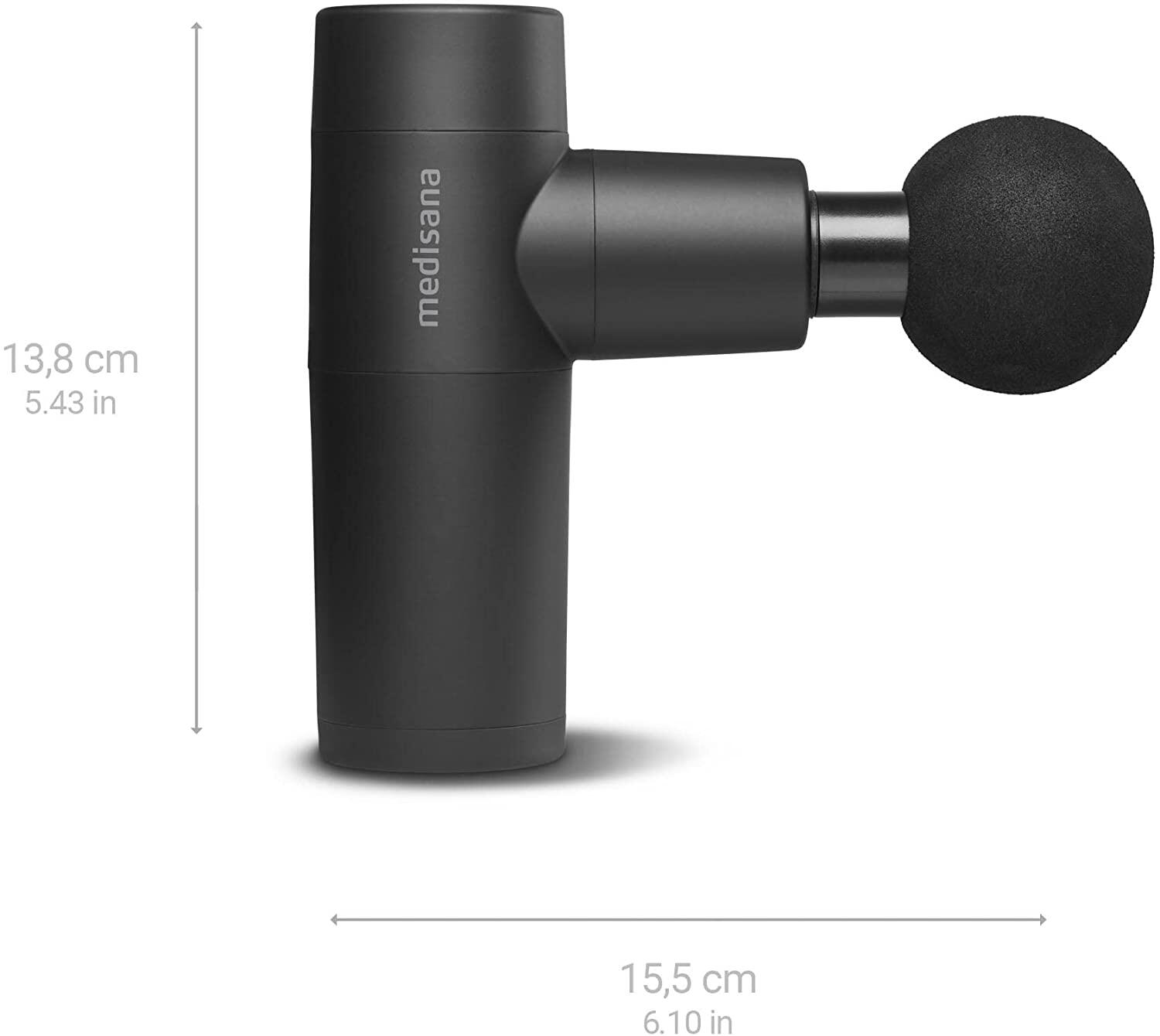 Mini pistola de masaje MEDISANA MG 150 - 6 cabezales de masaje 2/7