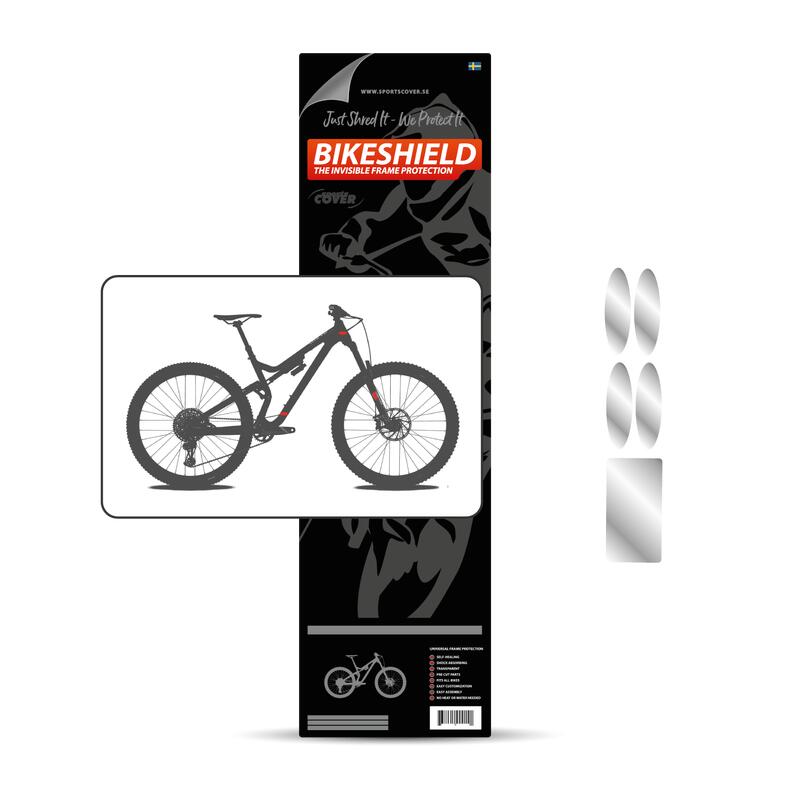 Bikeshield frame kabel bescherming Cable shield glossy protectie sticker