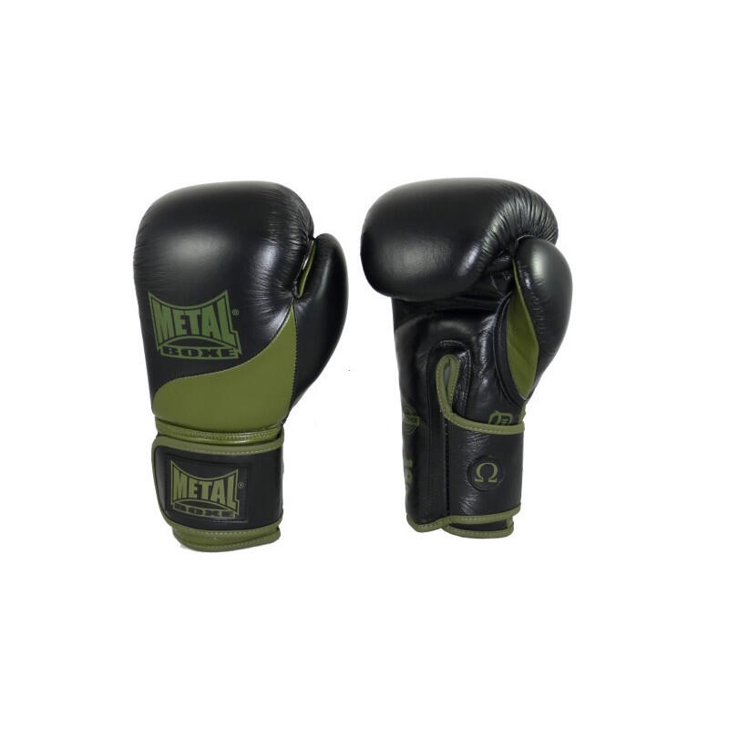 Gants de boxe en cuir omega métal boxe