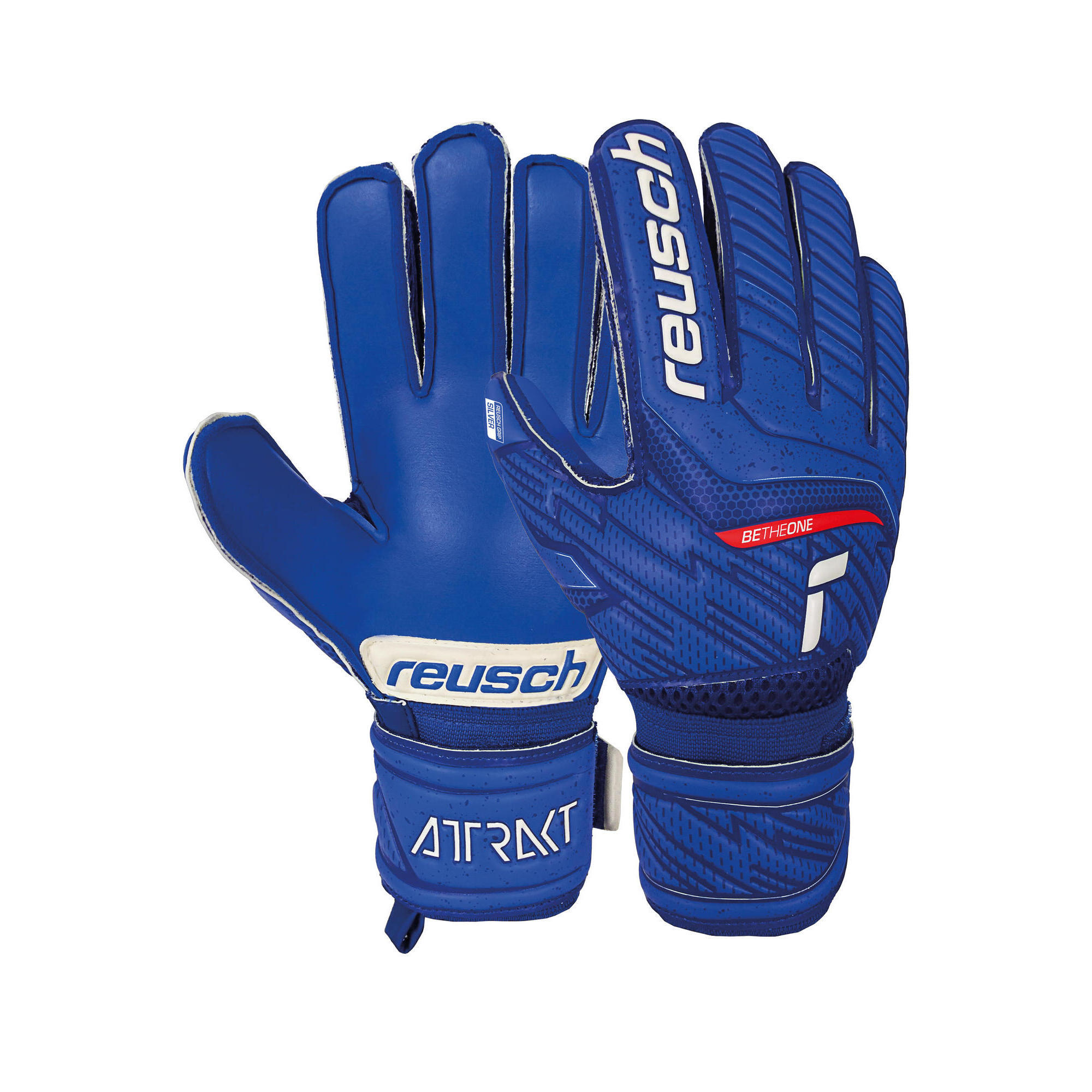 Reusch - Gants De Gardien Enfant Reusch Attrakt Silver - Gants De Gardien - Bleu - 6,5 - Decathlon