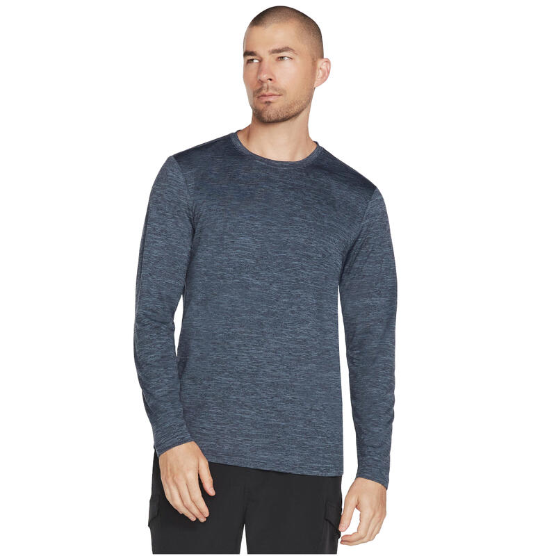 Skechers On the Road Long Sleeve, Homme, manches longues, bleu