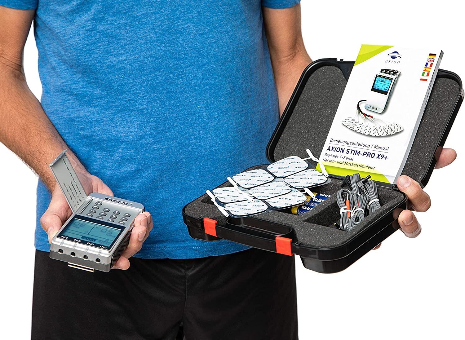 Estimulador de nervos e músculos-Aparelho combinado TENS-EMS 4 canais STIM-PRO 7/7