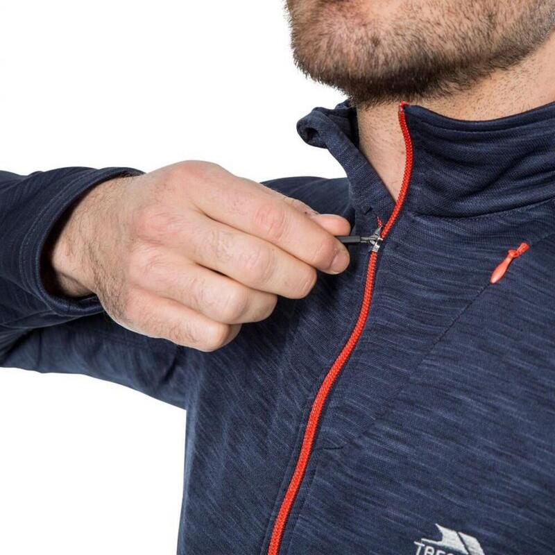 Heren Collins Half Zip Fleece Vest (Navy)