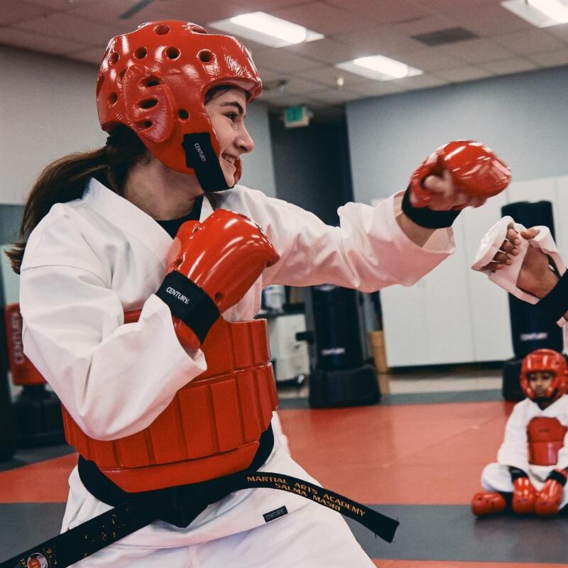 Schüler Sparring Protektoren Set - Kopf- und Handschutz