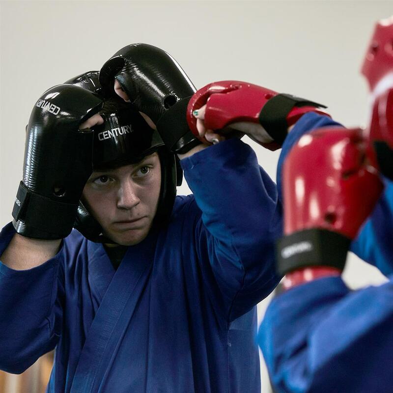 Schüler Sparring Protektoren Set - Kopf- und Handschutz