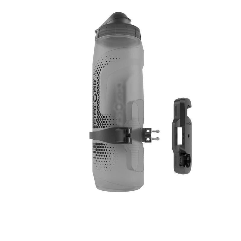 TWIST Bottle 800 + Bike Base Set - transparent noir