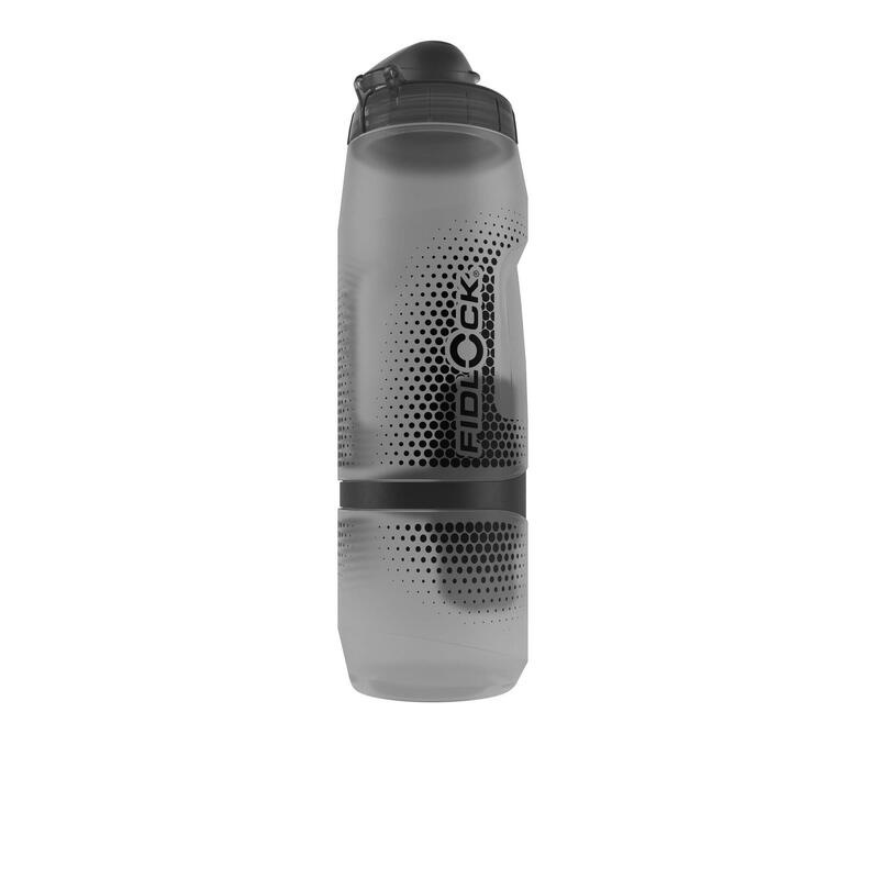 TWIST Bottle 800 + Bike Base Set - transparant zwart