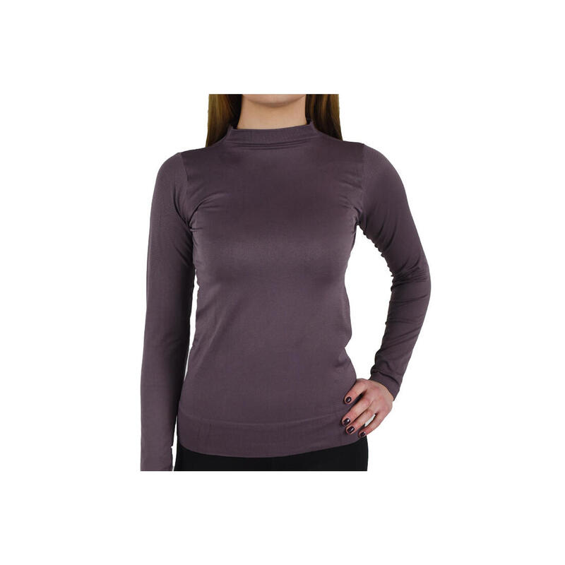GymHero Longsleeve Seamless, Femme, manches longues, violet