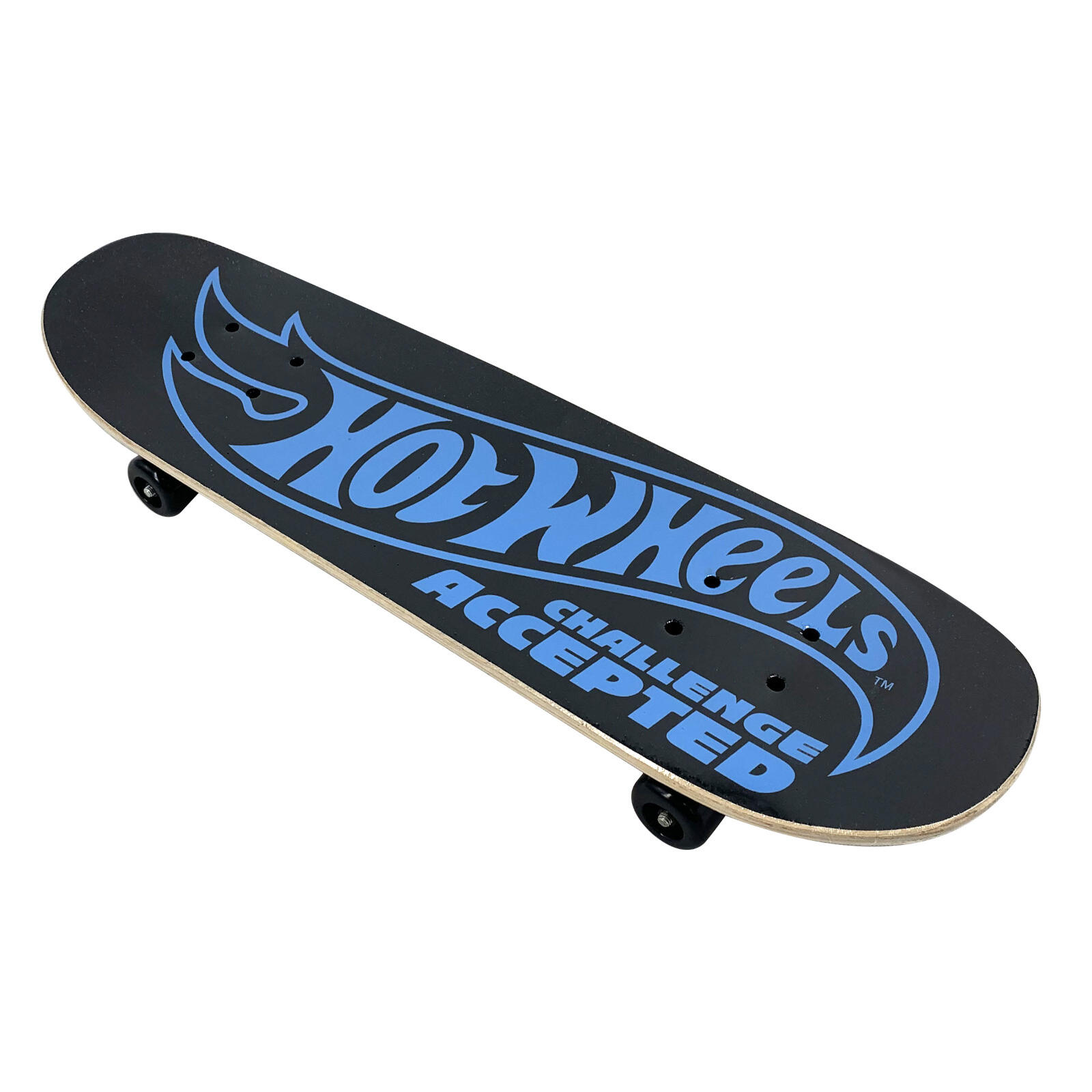 Skateboarden 28x8 inch Hot Wheels zwart 2/3