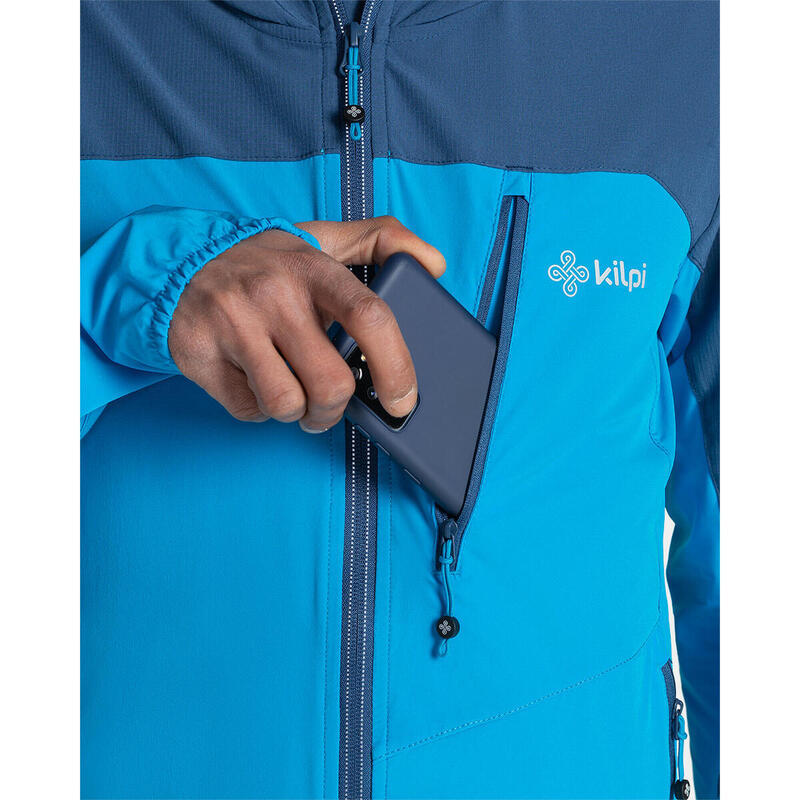 Chaqueta softshell NEATRIL-M running hombre KILPI Azul