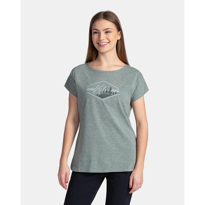 Damski bawełniany t-shirt Kilpi NELLIM-W