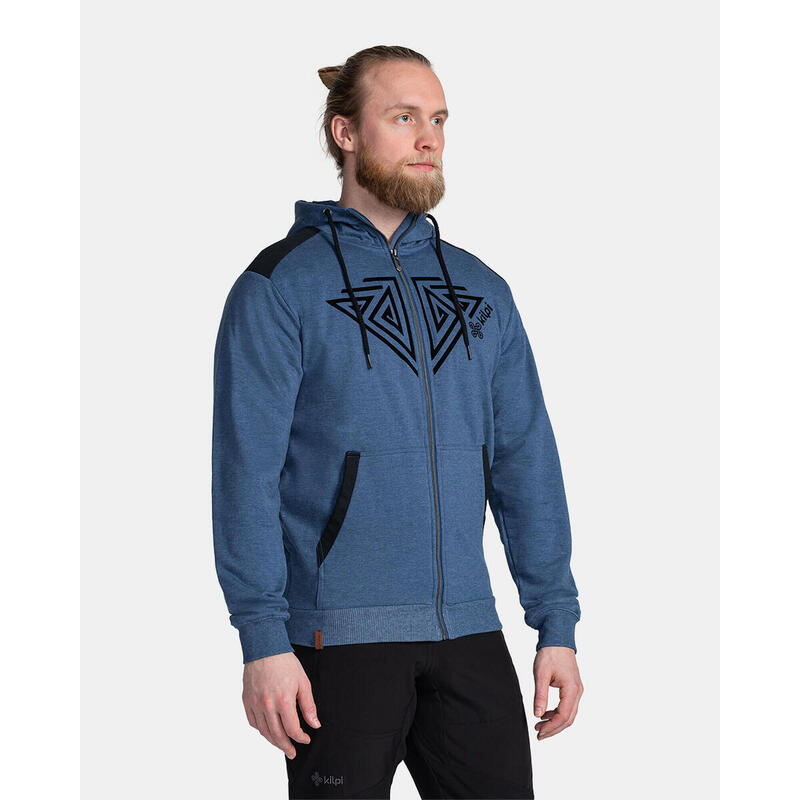 Sudadera con cremallera y capucha ADELAN-M hombre Kilpi Azul oscuro