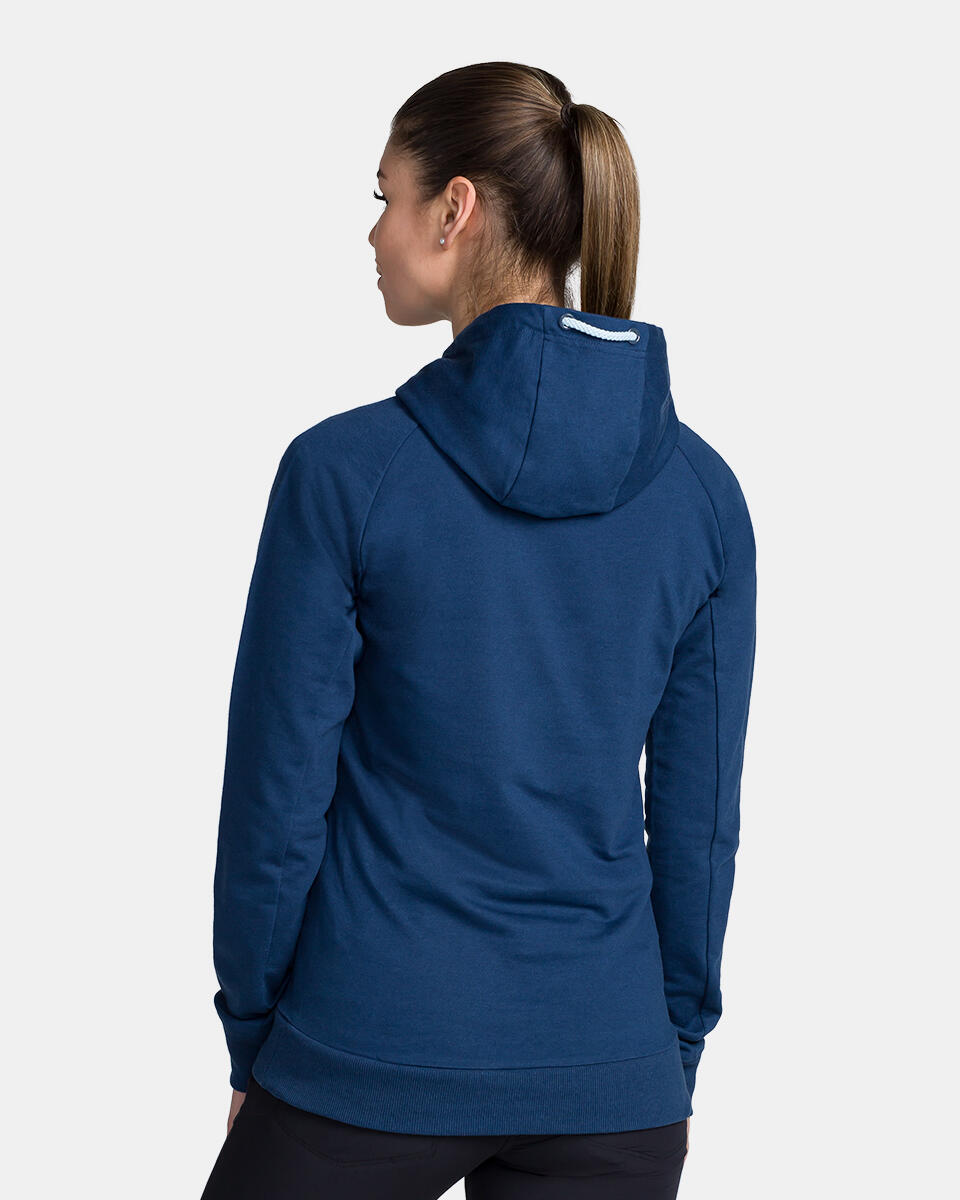 Dames katoen hoodie Kilpi SOHEY-W 2/5