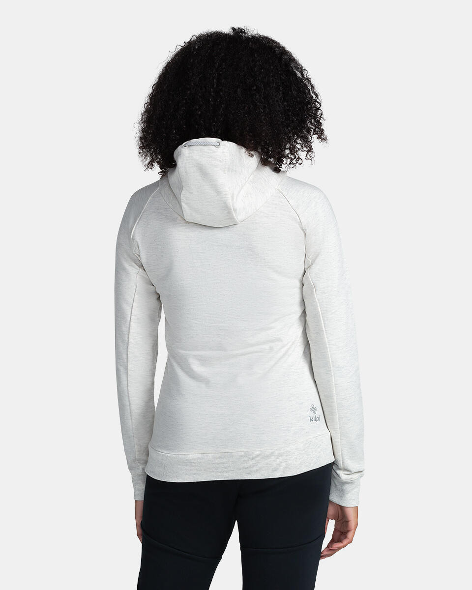 Sudadera con capucha de algodón para mujer Kilpi SOHEY-W 2/4