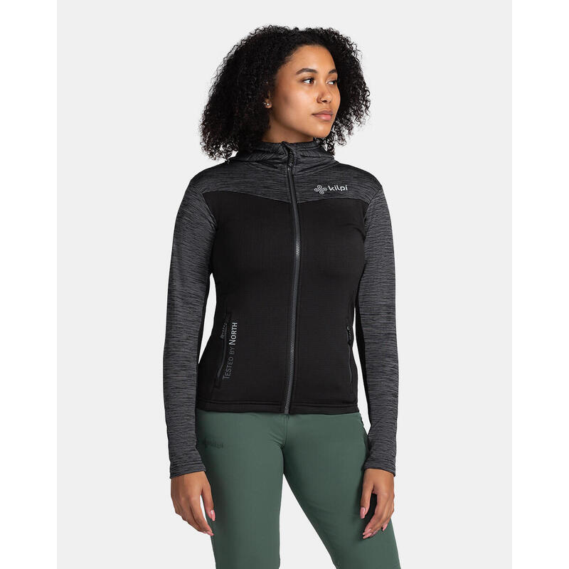 Sudadera polar SEVELEN-W mujer KILPI Negro