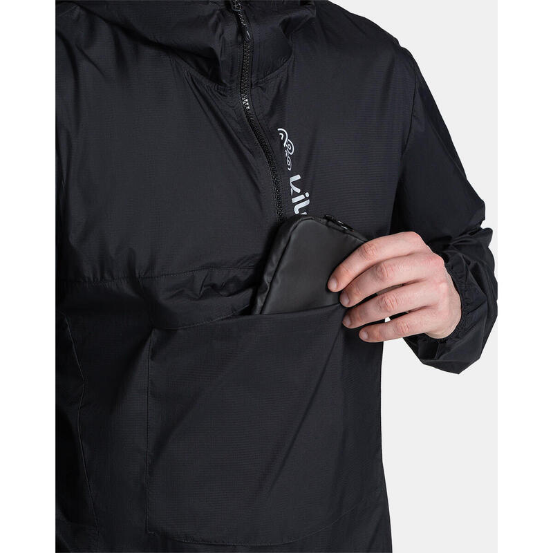 Chaqueta anorak cortavientos ANORI-M hombre KILPI Negro