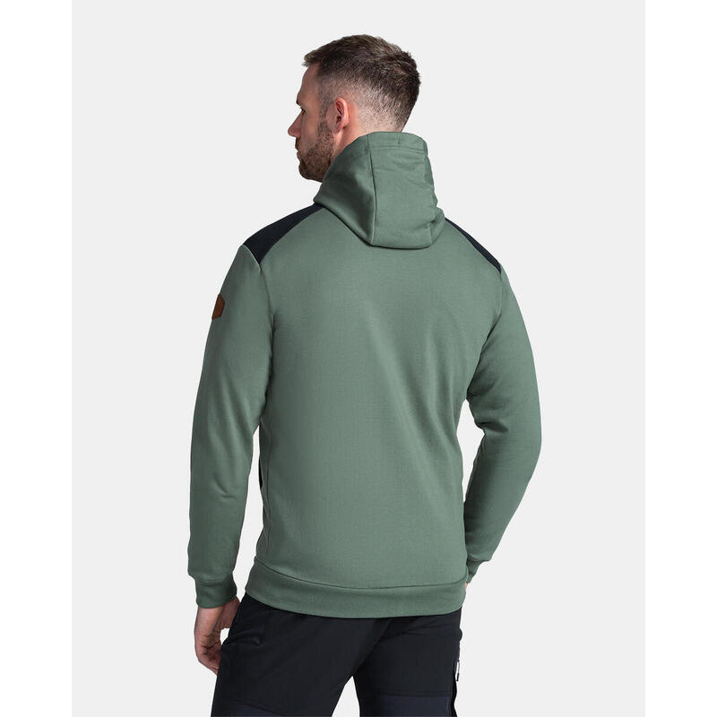 Sudadera con cremallera y capucha ADELAN-M hombre Kilpi Verde oscuro