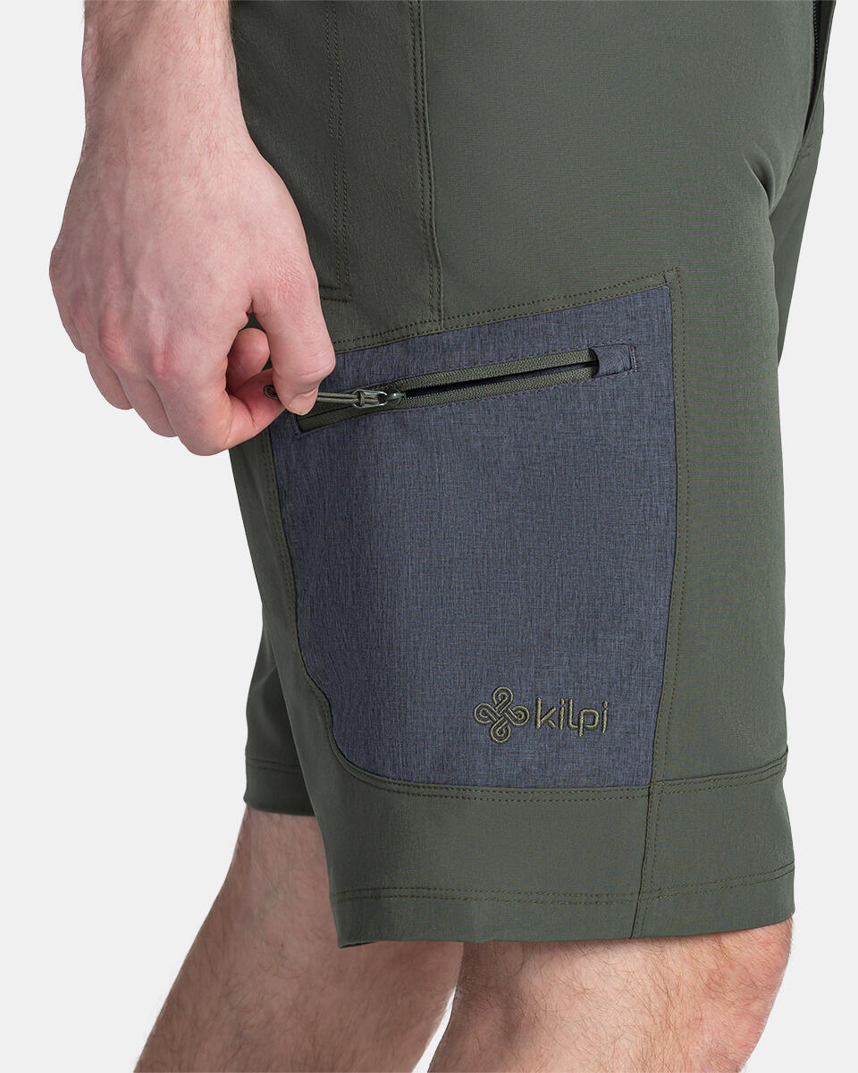Pantalón corto Hombre montaña y trekking NAVIA-M KILPI Verde oscuro 3/5