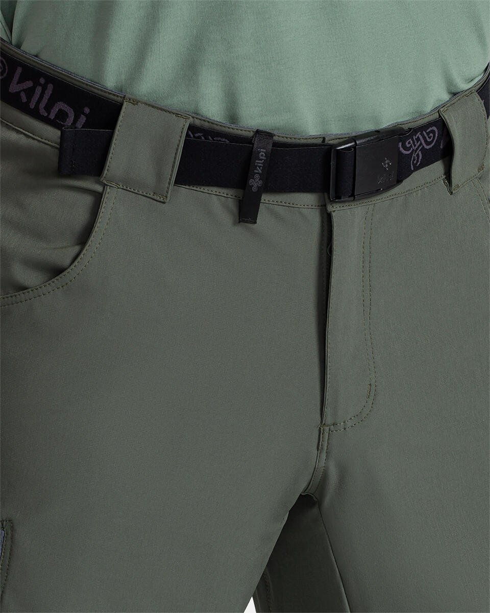 Pantalón corto Hombre montaña y trekking NAVIA-M KILPI Verde oscuro 4/5