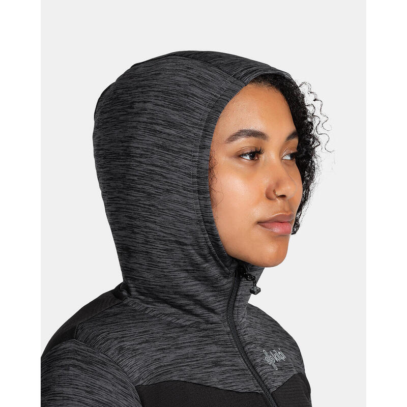 Sudadera polar SEVELEN-W mujer KILPI Negro