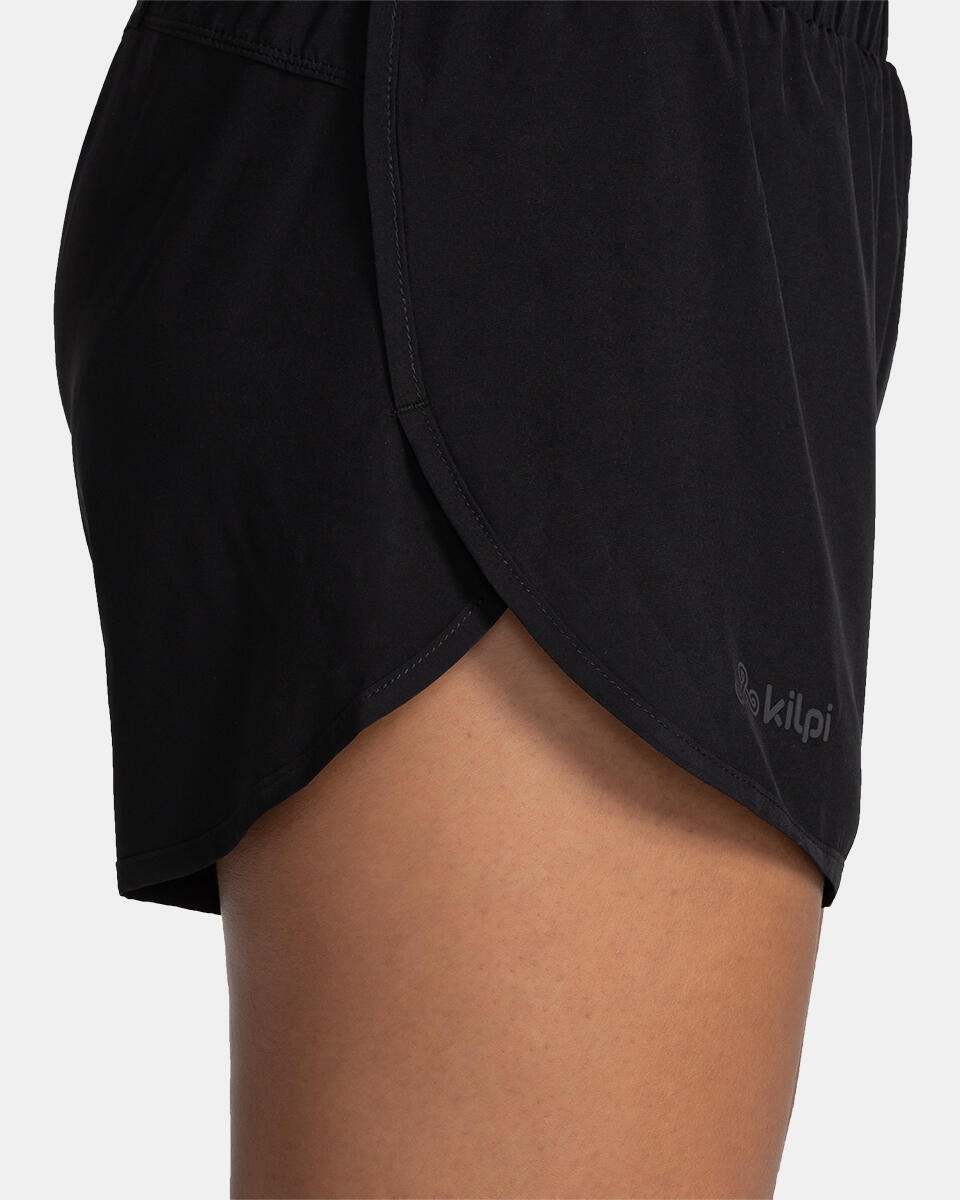 Pantalón corto de running transpirable para mujer LAPINA-W KILPI Negro 4/5