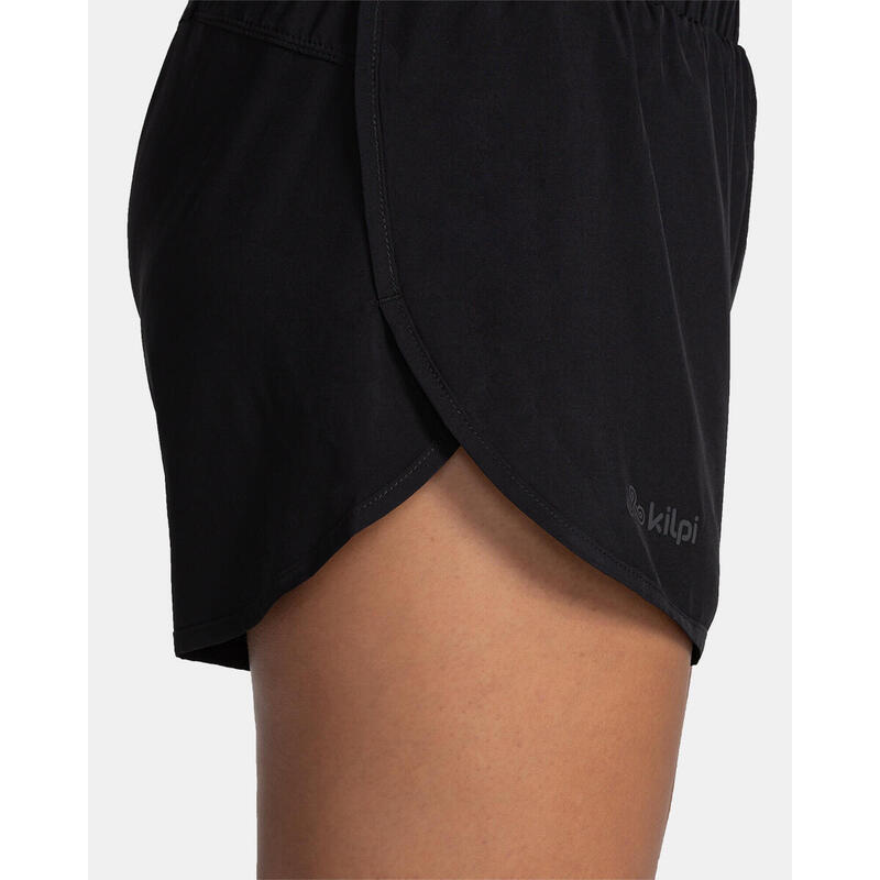 Pantalón corto de running transpirable para mujer LAPINA-W KILPI Negro