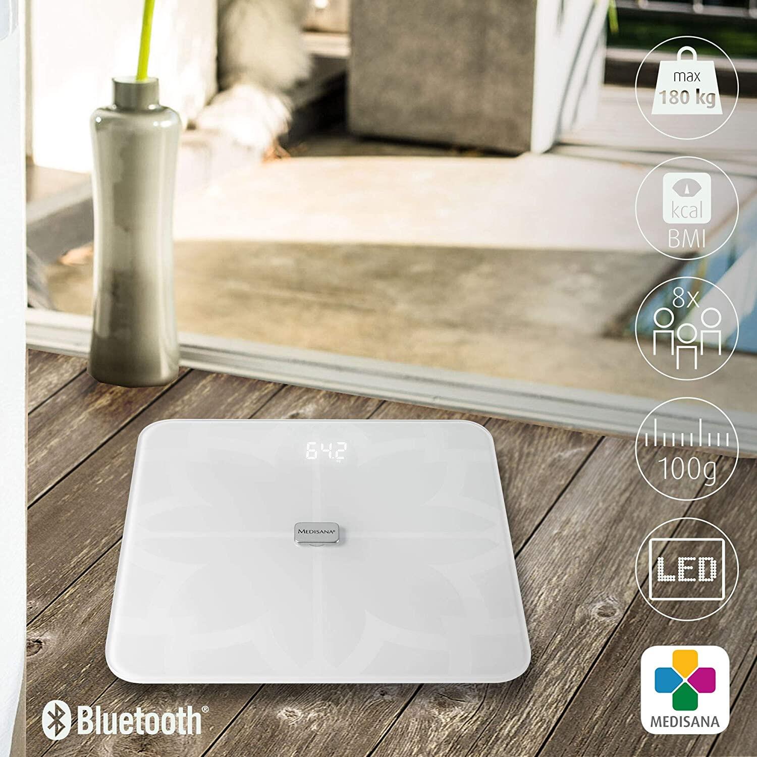 Báscula digital MEDISANA BS 450 - Hasta 180KG - App - Color Blanco 5/7