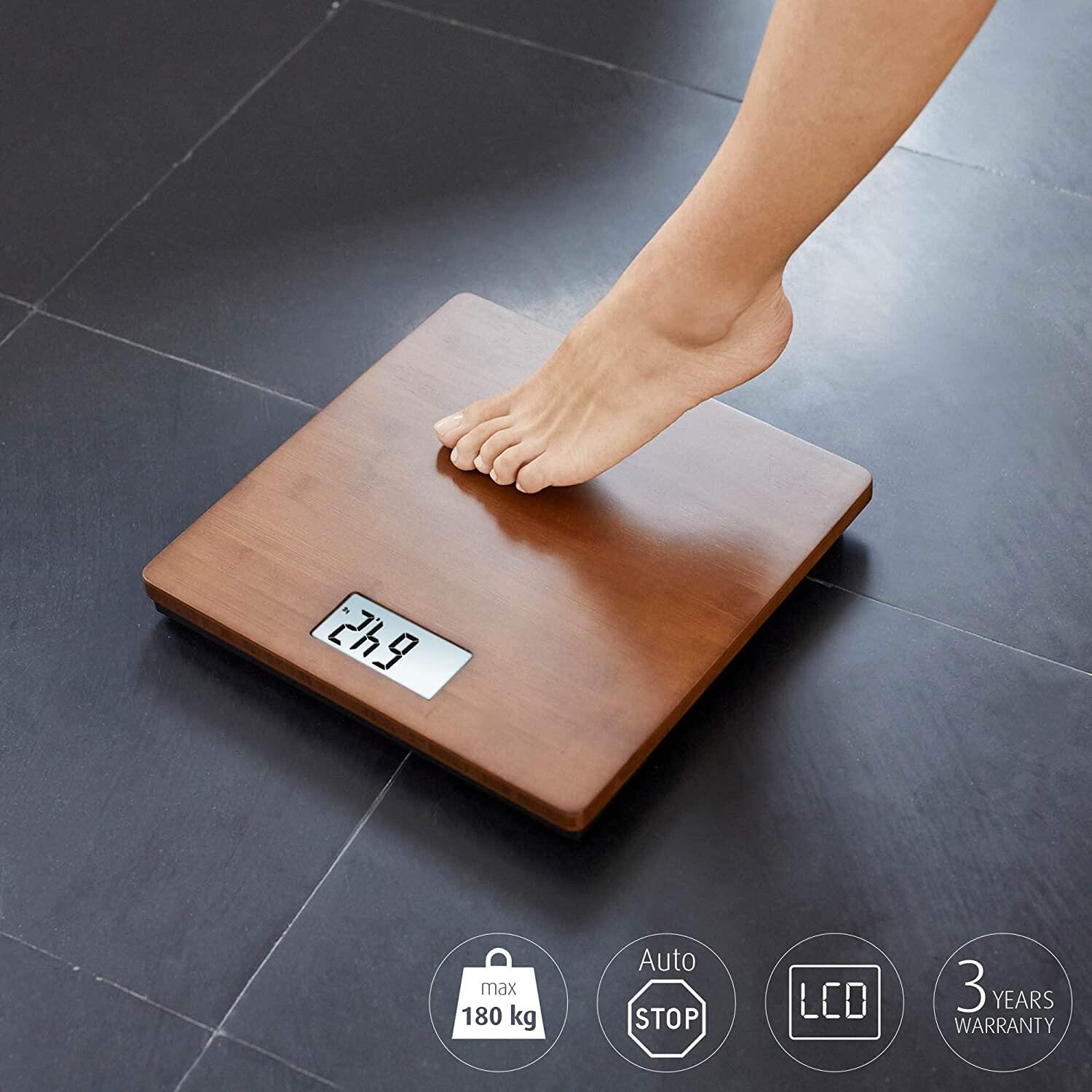 Báscula digital MEDISANA BS 450 - Hasta 180KG - App Color Madera 4/7
