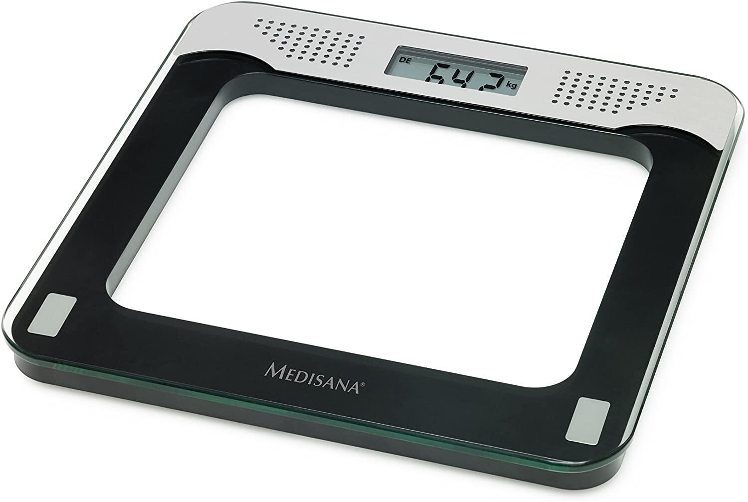 Báscula digital personal MEDISANA PS 425 | Superficie de cristal y salida de voz 5/6