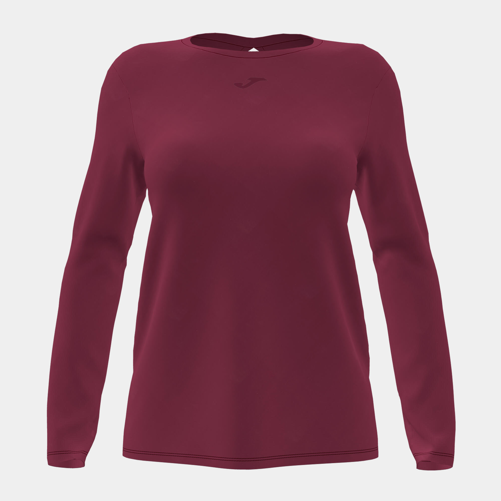 Maillot Manches Longues Fitness Femme Joma Organic Bordeaux 1/1